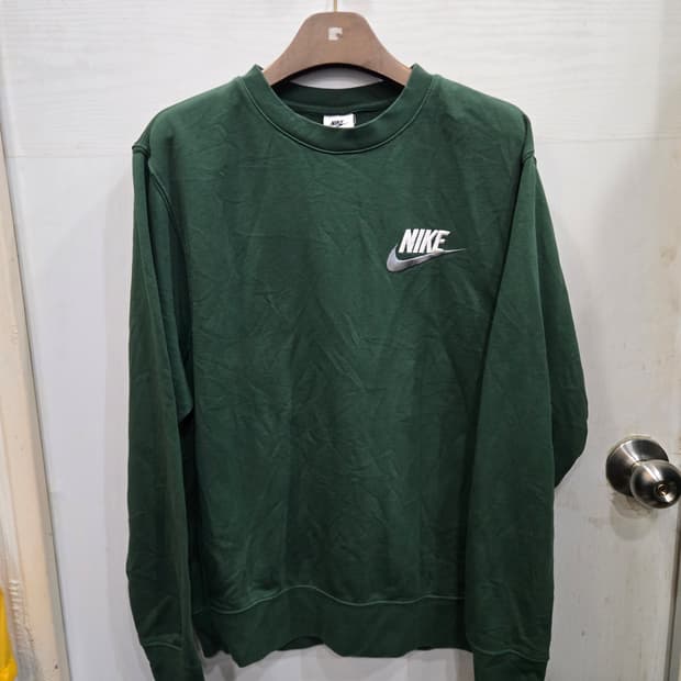 M,95 )) NIKE 나이키 그린 맨투맨! 색상 이뻐요!~