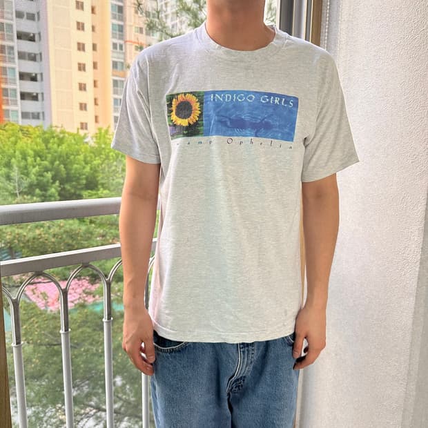 90s 빈티지 인디고 걸스 투어 티셔츠