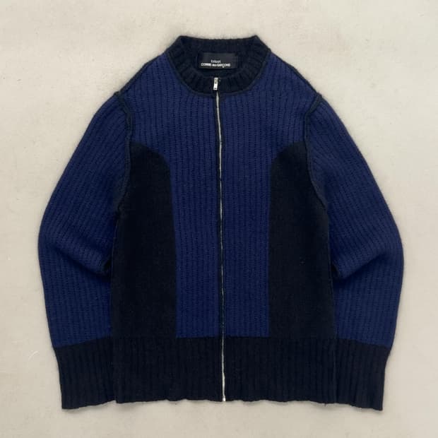 꼼데가르송 니트 집업