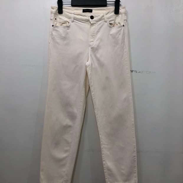 마시모두띠 화이트 데님 팬츠 36