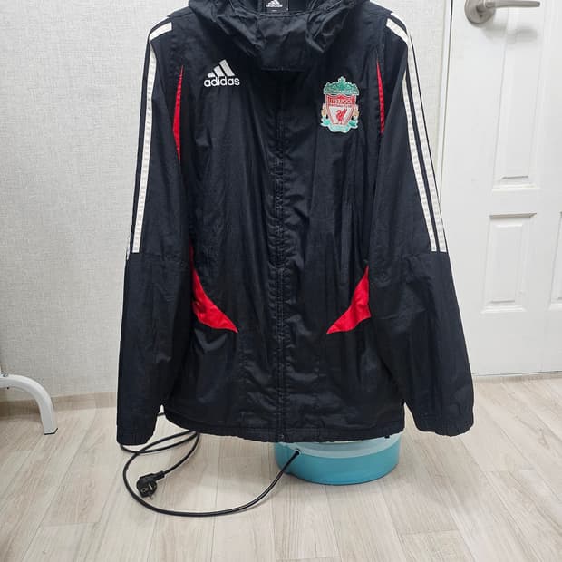 (100~105)L☆초대장급☆ 아디다스 리버풀 [검흰] 레인자켓 비람막이