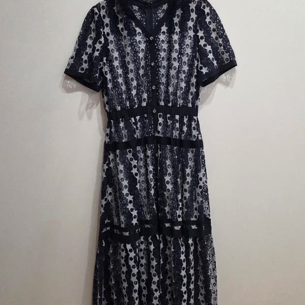 RENEE VON 레이스 원피스 네이비