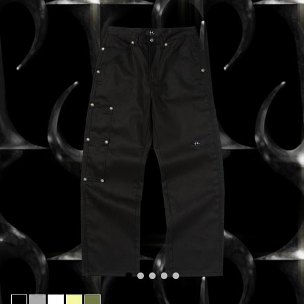 떠그팬츠 블랙 s