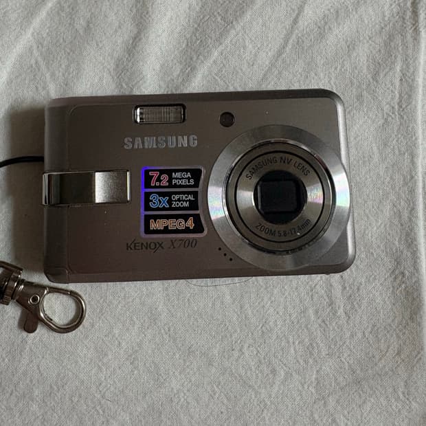 삼성 케녹스 X700 실버 디지털 카메라