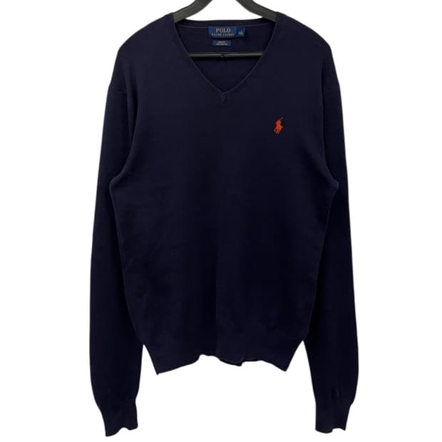 폴로랄프로렌 울 v넥 니트