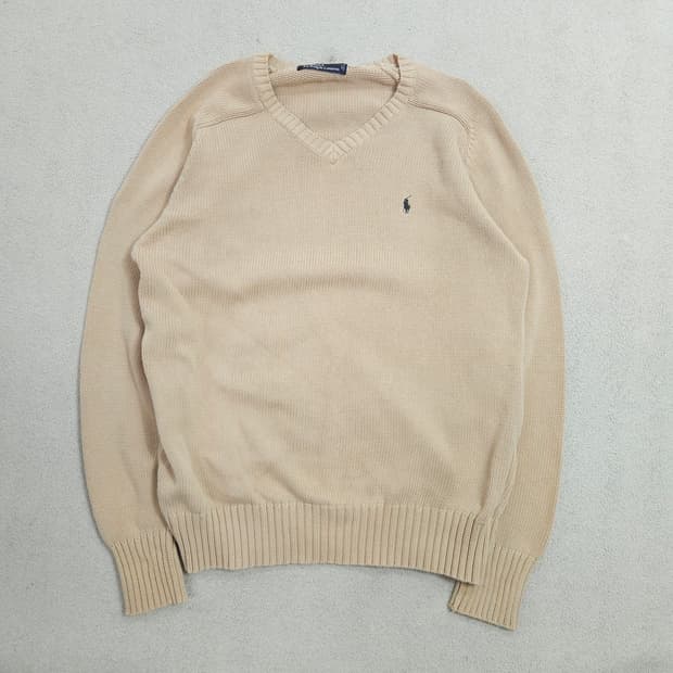 폴로 랄프 로렌 코튼 니트