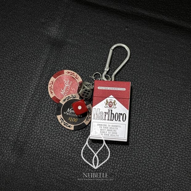 🌗 Marlboro ashtray keyring / 말보로 재떨이키링