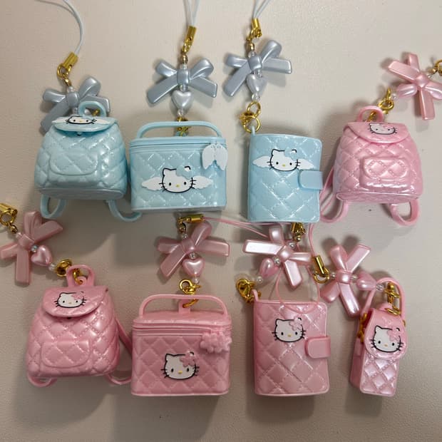 헬로키티 퀼트 스트랩 일괄