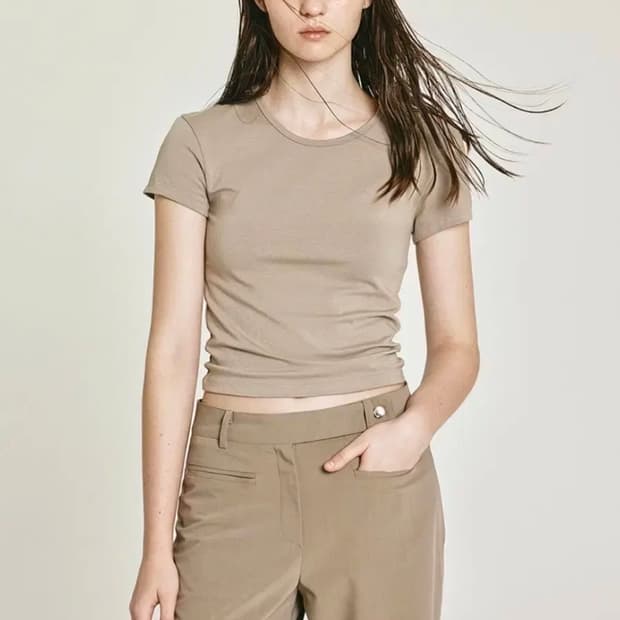 샵포허 반팔 티셔츠 레드