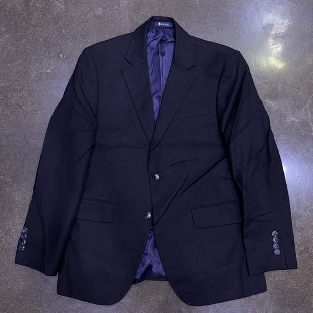 소로지오 심플 싱글버튼 블랙 블레이저 자켓 100