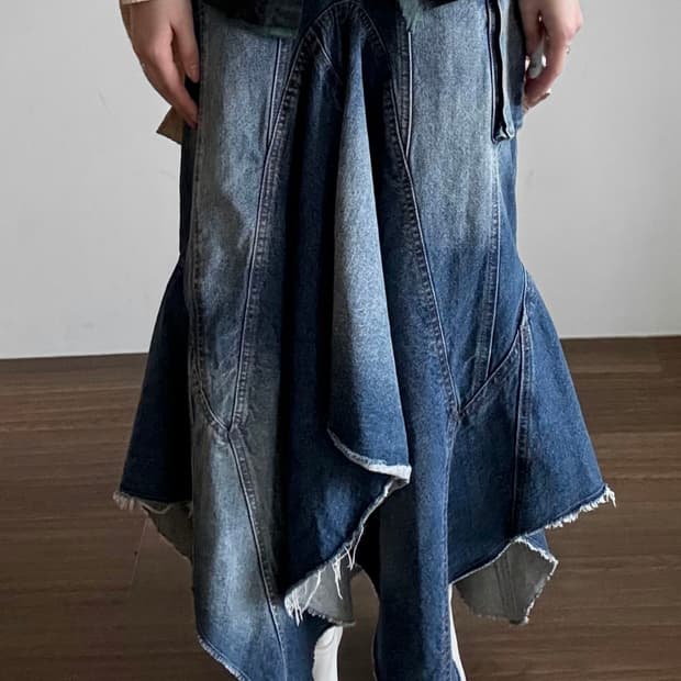 Prank Project Denim Skirt