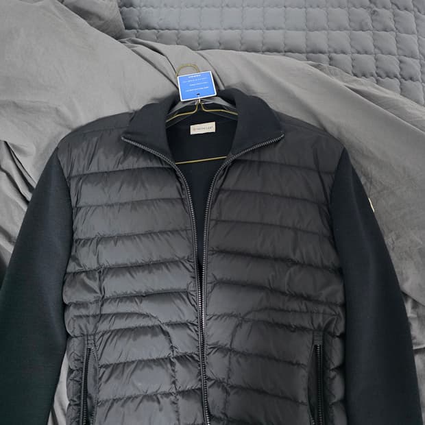 몽클레어 니트패딩 L