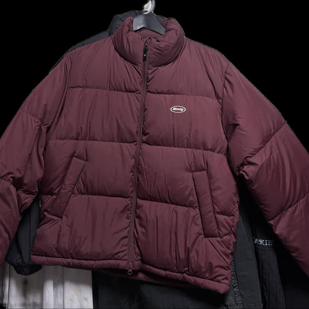 [Mmlg] TRAVEL DOWN (REDBEAN) 패딩 S 버건디