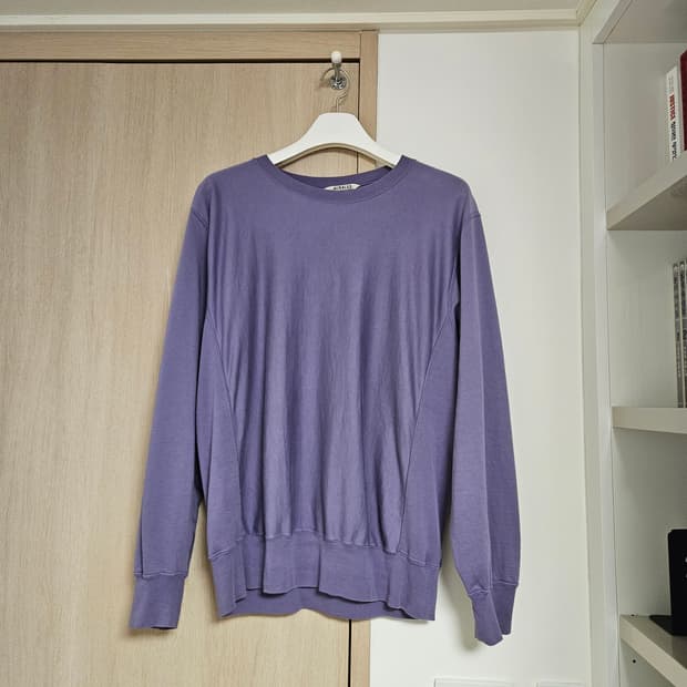 Auralee / 하이게이지 스웻 퍼플 / 4