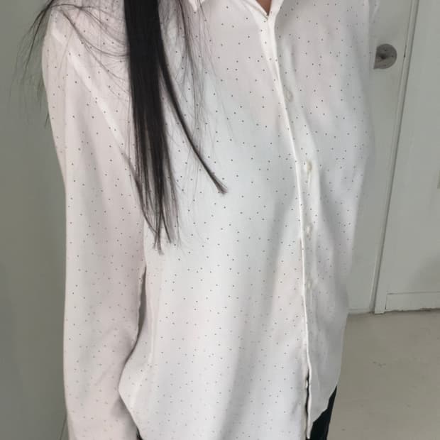 일본빈티지 잔도트 실크 셔츠 블라우스