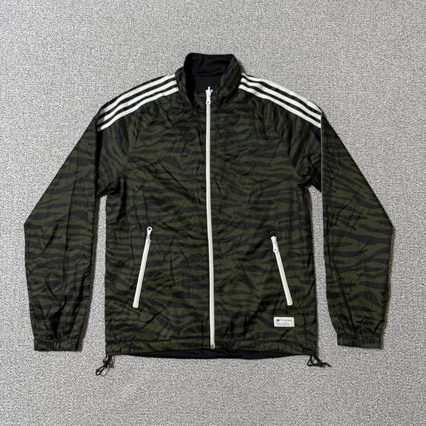 아디다스 양면 카모 져지 바람막이 100 L
