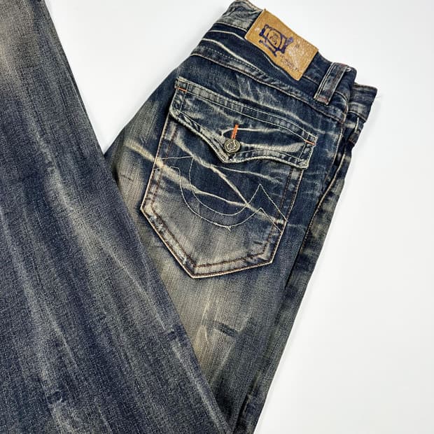 VTG 빈티지 워싱 부츠컷 데님 팬츠 (32인치)