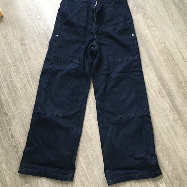 코스모스 Denim carpenter pants (deep blue) M