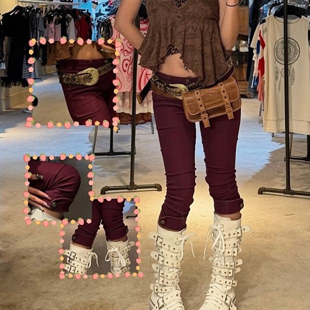 AXES FEMME 카프리 팬츠