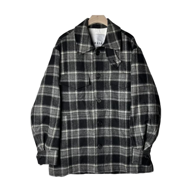 [Solid Homme] 21F/W 솔리드옴므 패디드 체크 자켓