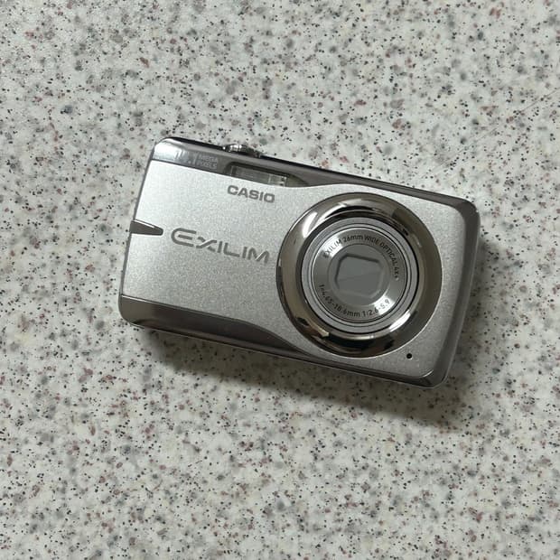(실버,작례o) 카시오 Casio 엑슬림 ex z550