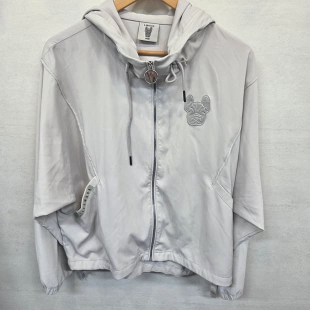 라이프워크 새틴 실리콘 와펜 후드 자켓 프리