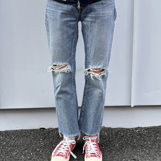 일본빈티지 UNGRID 찢청