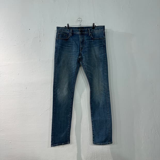 유니클로 셀비지 청바지 34