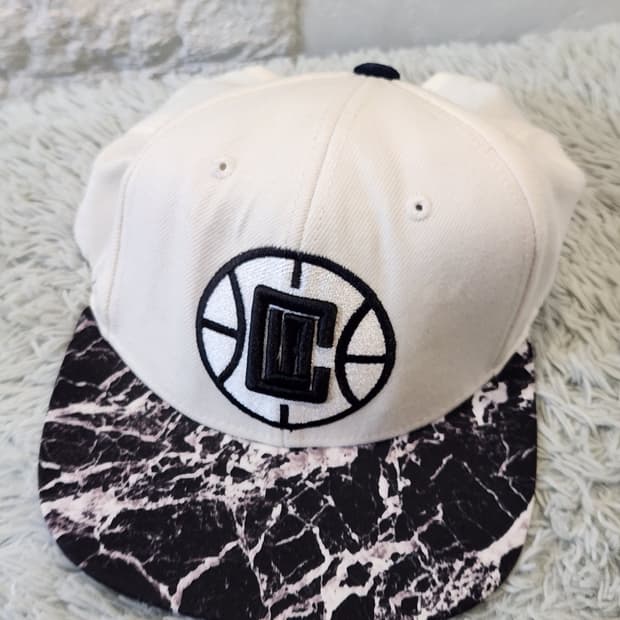 아디다스 NBA LA 클리퍼스 마블챙 스냅백 빈티지 캡
