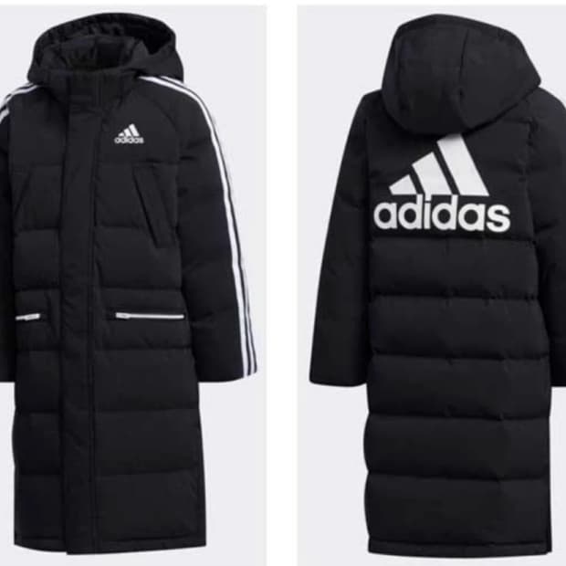 아디다스 롱패딩 3st 검정 