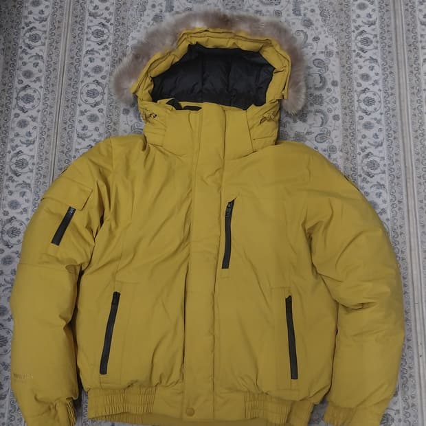 코오롱 구스다운 숏패딩 100