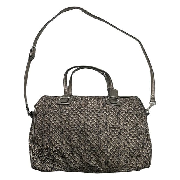 COACH Taylor Snake Print Satchel 토트백
