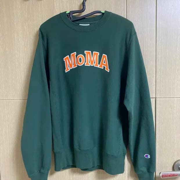 [champion] 챔피온 MOMA 리버스위브 맨투맨 그린 s사이즈