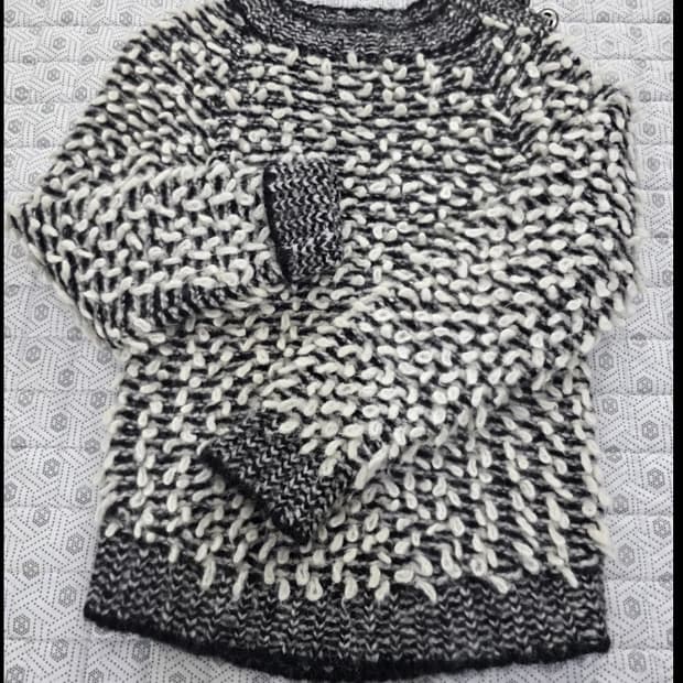 발망 트위드 니트 ~44반