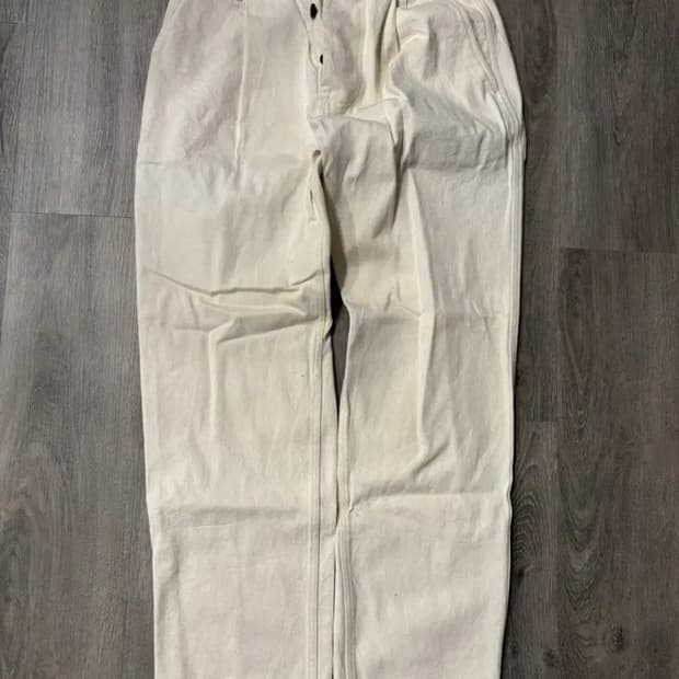 도큐먼트 화이트 코튼 이지 팬츠 S사이즈