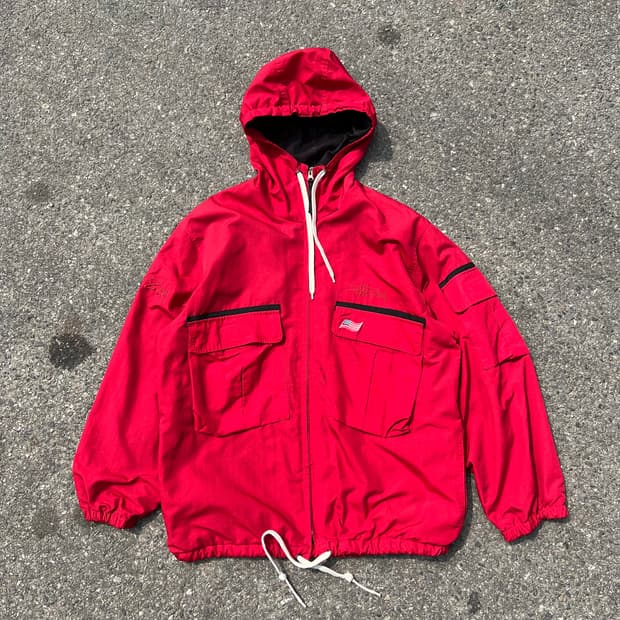 90’s 스투시 부틀렉 마운틴 윈드브레이커 자켓