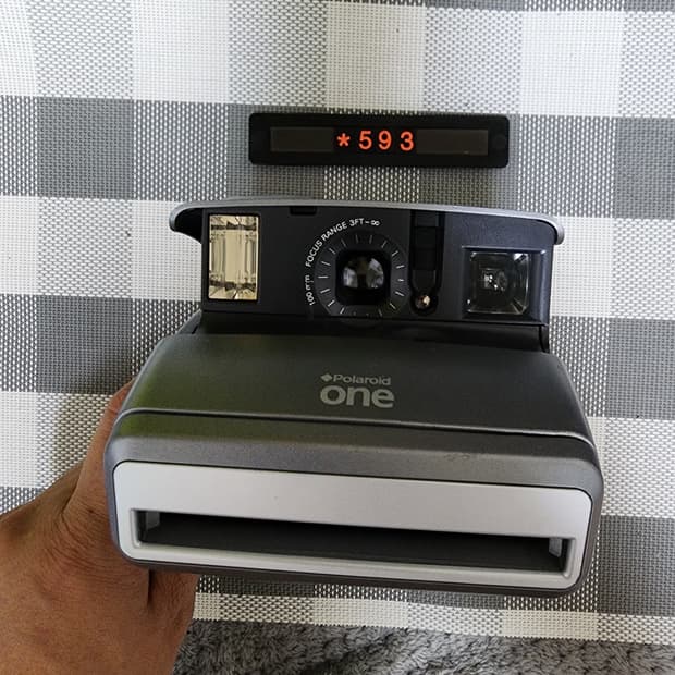 폴라로이드 원 600 실버 즉석카메라