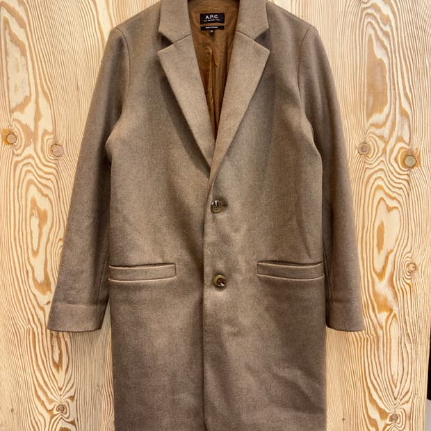 아페쎄 브라운 울 코트