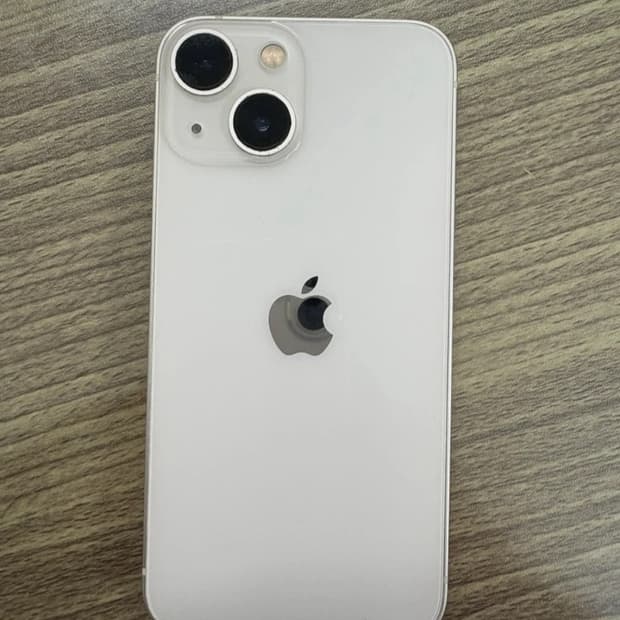 아이폰 13 미니 128gb 화이트 배터리 성능 86%