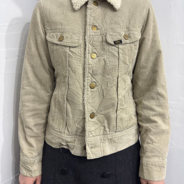 Lee storm rider beige corduroy jacket