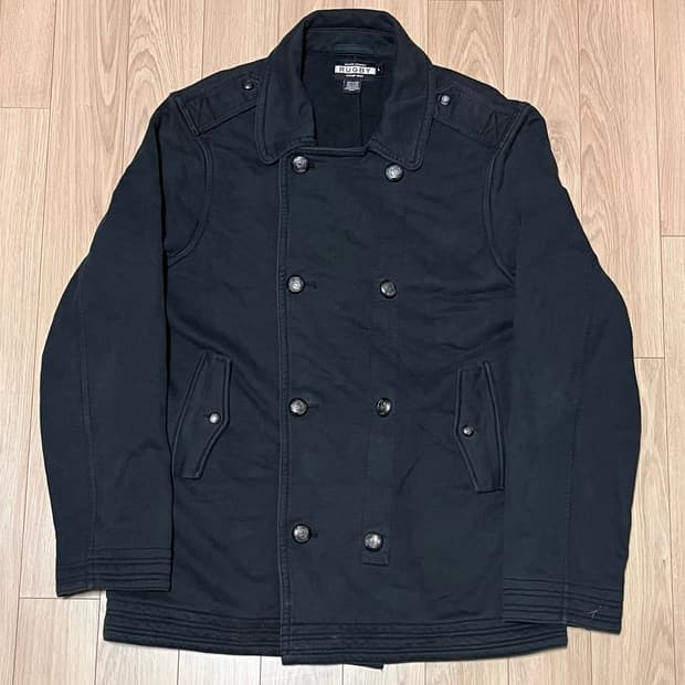 랄프로렌 럭비 블랙 피코트 L