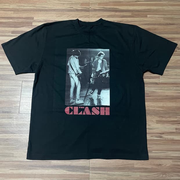 the clash 더 클래쉬 밴드티 티셔츠 펑크 락티 밴드티