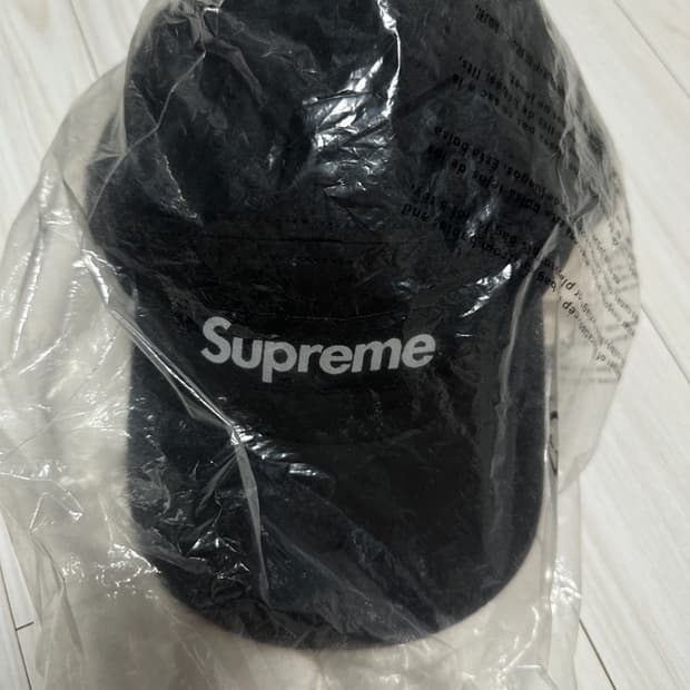 슈프림 바버 코튼 캠프캡 블랙