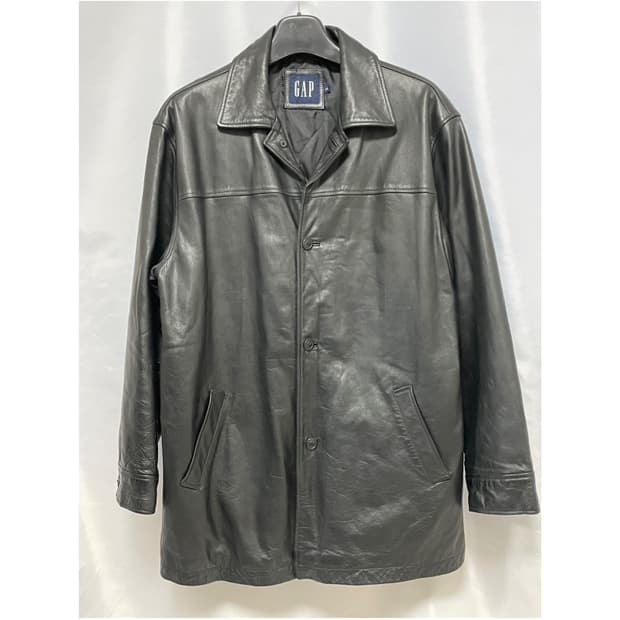 [D.O Archives] 90s 올드갭 레더 카코트 블랙(L)