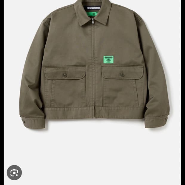 새상품)) 네이버후드 x 디키즈 zip 워크자켓