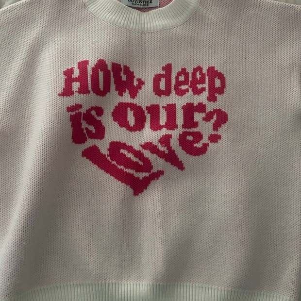 러브이즈트루 니트