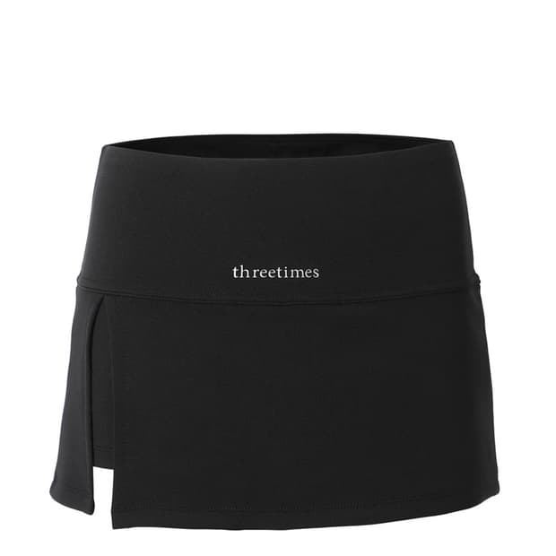 쓰리타임즈 Athletic slit skirt