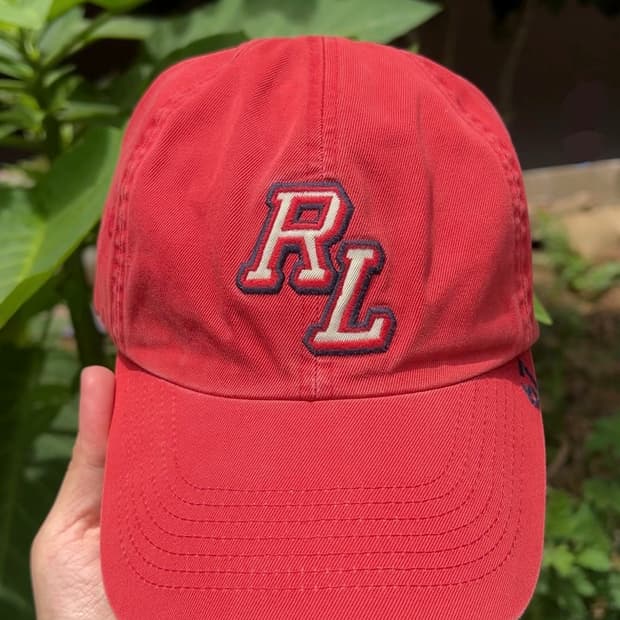 [90s POLO Jeans] RL 67 red cap