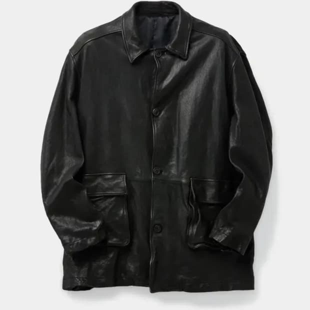 쿠어 램스킨 카코트 레더 xl