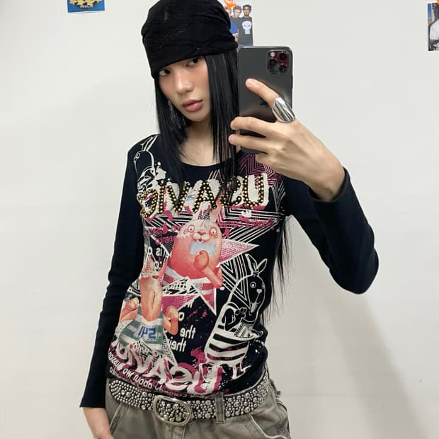 Rabbit Star Cubic Multi-Long Sleeve
